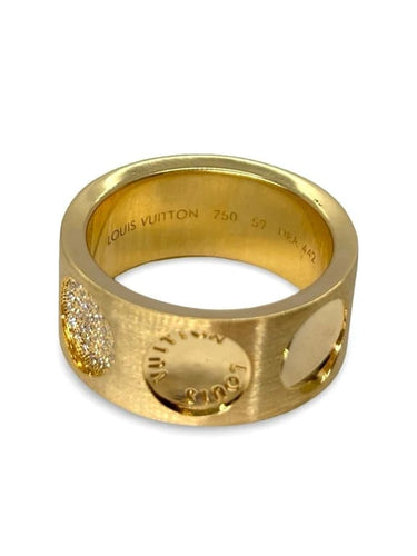 Bague 59 Louis Vuitton Empreinte - Bague en or jaune et diamants 58 Facettes 1085