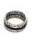 Bague 51.5 Alliance tour complet en or blanc 18K, saphirs et diamants 58 Facettes 737