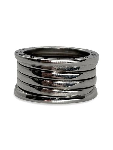 Bague 53 Bulgari B.Zero1 - Bague grand modèle en or blanc 18K 58 Facettes 1132