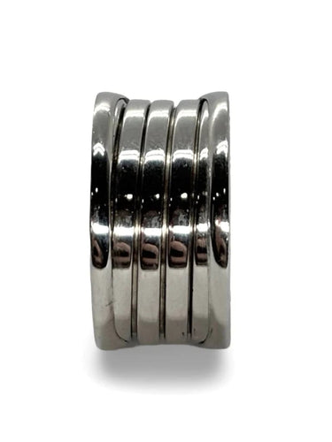 Bague 53 Bulgari B.Zero1 - Bague grand modèle en or blanc 18K 58 Facettes 1132