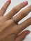 Bague 54 Alliance en or blanc 18K sertie de diamants 0,15 ct 58 Facettes 1178
