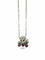 Collier Collier en or blanc 18K rubis 1 ct et diamants 0,50 ct 58 Facettes 1244