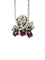 Collier Collier en or blanc 18K rubis 1 ct et diamants 0,50 ct 58 Facettes 1244