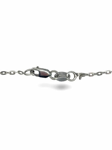 Collier Collier en or blanc 18K rubis 1 ct et diamants 0,50 ct 58 Facettes 1244