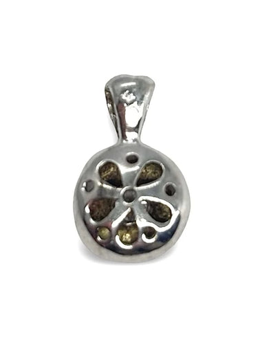 Pendentif Pendentif en or blanc 18K avec diamant naturel 0,35 ct 58 Facettes 1301