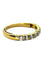 Bague 52.5 Demi-alliance - Bague en or jaune 18K et diamants 0,65 ct 58 Facettes 1294