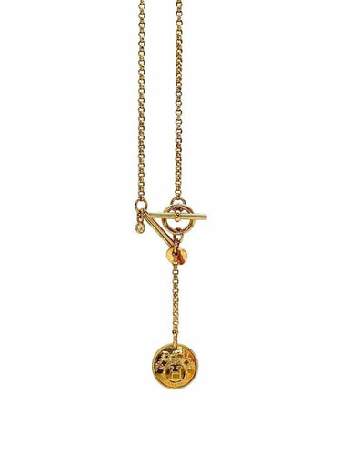 Collier Hermès Ex-Libris - Collier en or rose 18K 58 Facettes 1295