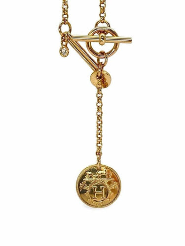 Collier Hermès Ex-Libris - Collier en or rose 18K 58 Facettes 1295