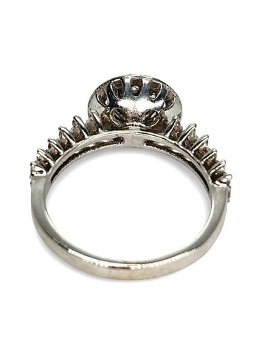 Bague 52 Solitaire - Bague en or blanc 18K et diamants 0,90 ct 58 Facettes 1331