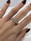 Bague 52 Demi-alliance - Bague en or blanc 18K et diamants 0,40 ct 58 Facettes 1330
