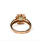 Bague 53 Bague marguerite vintage en or jaune, émeraude de Colombie et diamants 58 Facettes LMB-312