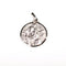 Pendentif Médaille ronde Saint Christophe en or blanc 18K 58 Facettes LMB-305