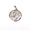 Pendentif Médaille ronde Saint Christophe en or blanc 18K 58 Facettes LMB-305