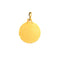Pendentif Médaille Art nouveau de fidélité en or jaune 18K 58 Facettes LMB-333