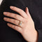Bague 51 Bague nœud en or jaune 18K et diamants 58 Facettes