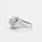 Bague 51 Bague tourbillon en or gris 18K et platine avec diamant 58 Facettes LMB-96