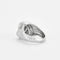 Bague 51 Bague tourbillon en or gris 18K et platine avec diamant 58 Facettes LMB-96