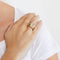 Bague 58 Tank - Bague en or jaune, platine et diamants 58 Facettes