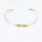 Collier ZOLOTAS - Collier torque nœud d’Héraclès en argent et or jaune 58 Facettes