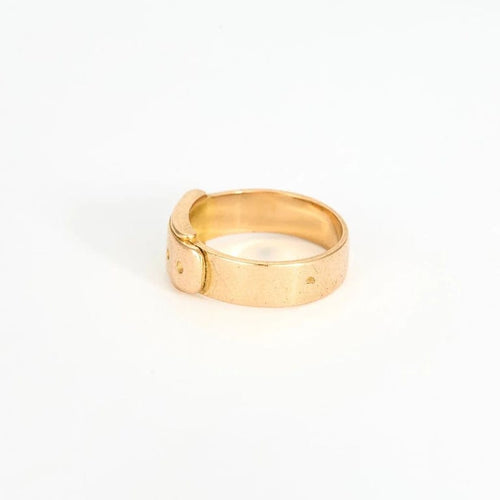 Bague 52 Bague ceinture bandeau en or jaune rosé 18K 58 Facettes LMB-205