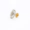 Boucles d'oreilles Boucles d'oreilles puces en platine et or jaune, diamants et nacre 58 Facettes