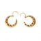 Boucles d'oreilles Boucles d’oreilles créoles à décor rayonnant en or jaune 18K 58 Facettes