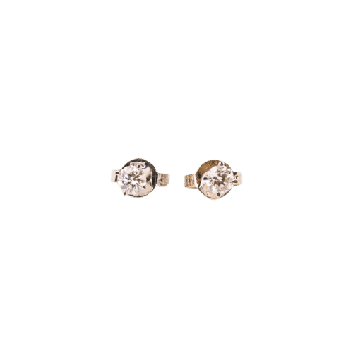 Boucles d'oreilles Boucles d'oreilles puces en or blanc 18K et diamants 58 Facettes
