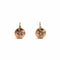 Boucles d'oreilles Boucles d'oreilles dormeuses anciennes en or jaune 18K et diamants 58 Facettes