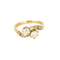Bague 51.5 Bague Toi & Moi ancienne en or jaune et blanc 18K et diamants 58 Facettes LMB-298