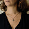 Pendentif Médaille - Pendentif en or gris 18K et rubis synthétique cœur 58 Facettes LMB-307