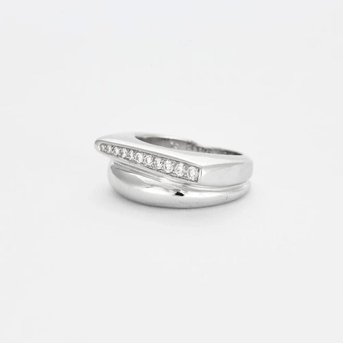 Bague 51 FRED Success - Bague en or blanc 18k et diamants 58 Facettes 88