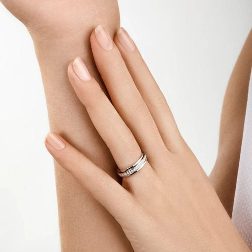 Bague 52 Piaget Possession - Bague en platine et diamants 58 Facettes 44