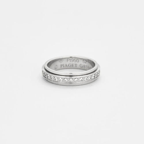 Bague 52 Piaget Possession - Bague en platine et diamants 58 Facettes 44