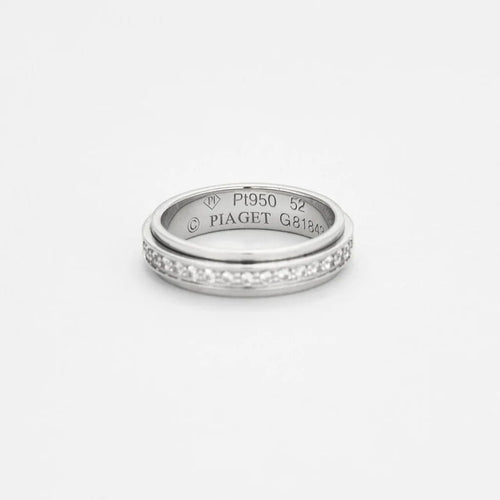Bague 52 Piaget Possession - Bague en platine et diamants 58 Facettes 44