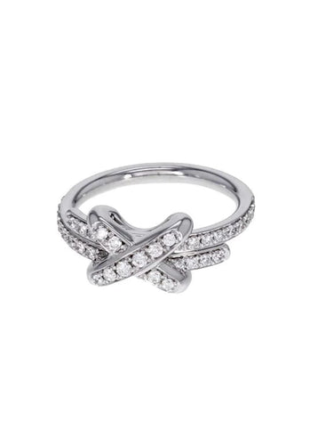 Bague 53 Chaumet Liens - Bague en or blanc 18k et diamants 58 Facettes