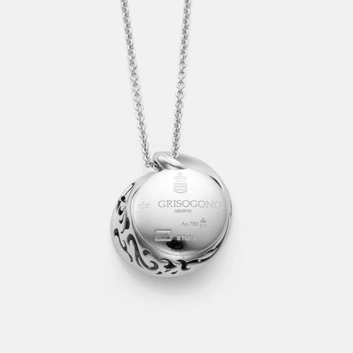 Collier De Grisogono Allegra Chiocciolina - Collier en or blanc 18k et diamants 58 Facettes