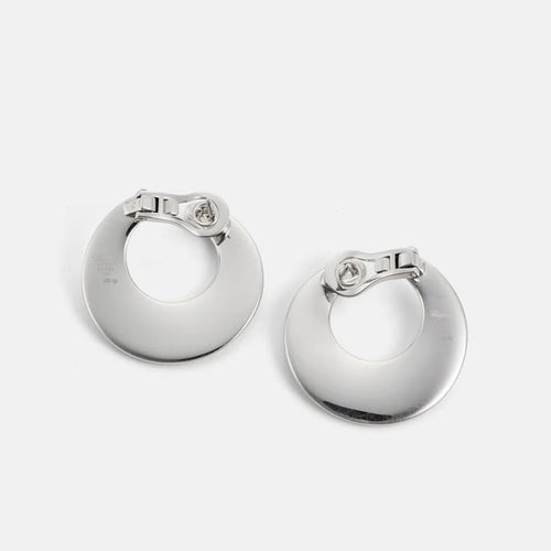 Boucles d'oreilles Chopard Impériale - Boucles d'oreilles en or blanc 18k et diamants 58 Facettes