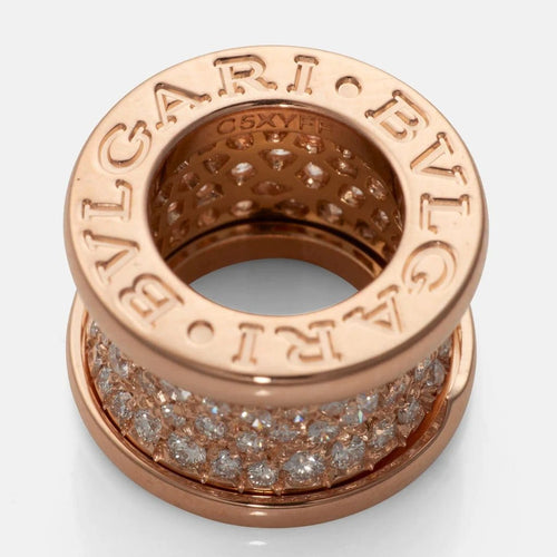 Collier Bvlgari B.Zero1 - Collier en or rose et diamants 58 Facettes