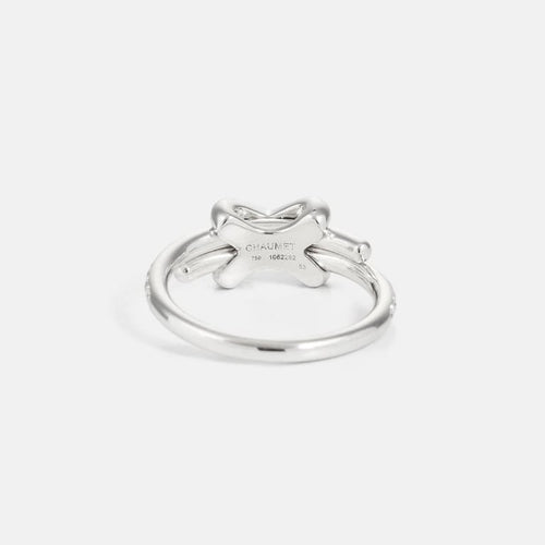 Bague 53 Chaumet Liens - Bague en or blanc 18k et diamants 58 Facettes