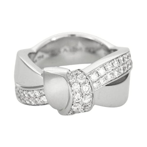 Bague 49 Chaumet Liens Séduction - Bague en or blanc 18k et diamants 58 Facettes
