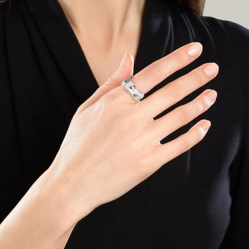 Bague 49 Chaumet Liens Séduction - Bague en or blanc 18k et diamants 58 Facettes