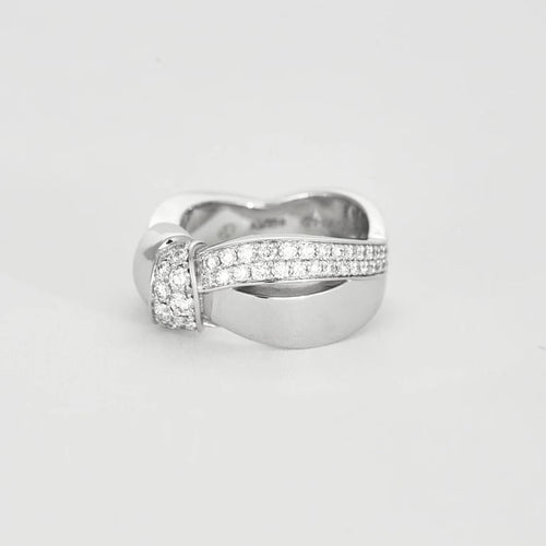 Bague 49 Chaumet Liens Séduction - Bague en or blanc 18k et diamants 58 Facettes