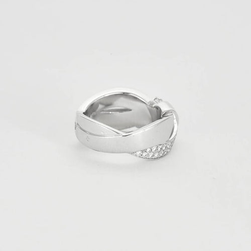 Bague 49 Chaumet Liens Séduction - Bague en or blanc 18k et diamants 58 Facettes