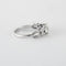 Bague 54 Bague papillon en or gris et diamants 58 Facettes