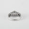 Bague 54 Bague papillon en or gris et diamants 58 Facettes