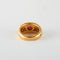 Bague 52 Bague cœur en or jaune 750 avec rubis birman et diamants 58 Facettes
