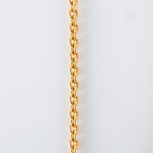 Collier Collier en or jaune avec grenats mandarine et diamants 58 Facettes