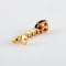 Boucles d'oreilles Boucles d'oreilles pendantes en or jaune 18K grenat mandarine et diamants 58 Facettes 2.586