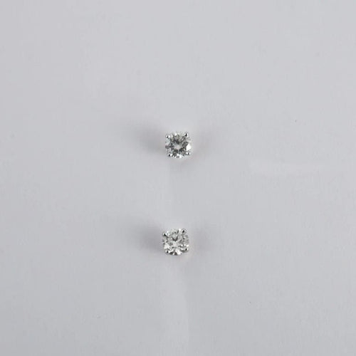 Boucles d'oreilles Boucles d’oreilles puces en or gris 18k avec diamants 1,21 ct 58 Facettes 1.12443