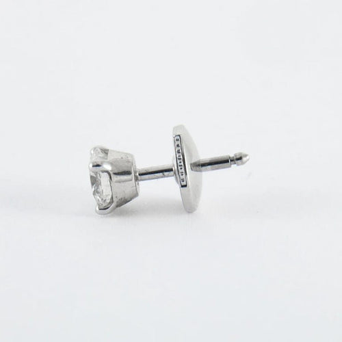 Boucles d'oreilles Boucles d’oreilles puces en or gris 18k avec diamants 1,21 ct 58 Facettes 1.12443